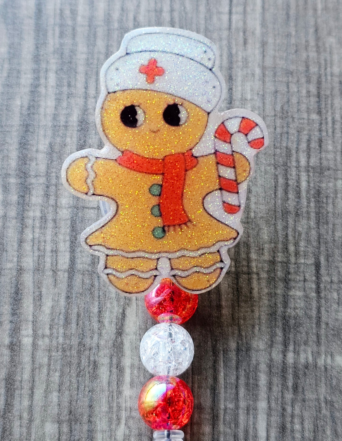 Gingerbread Nurse Badge Reel Collection
