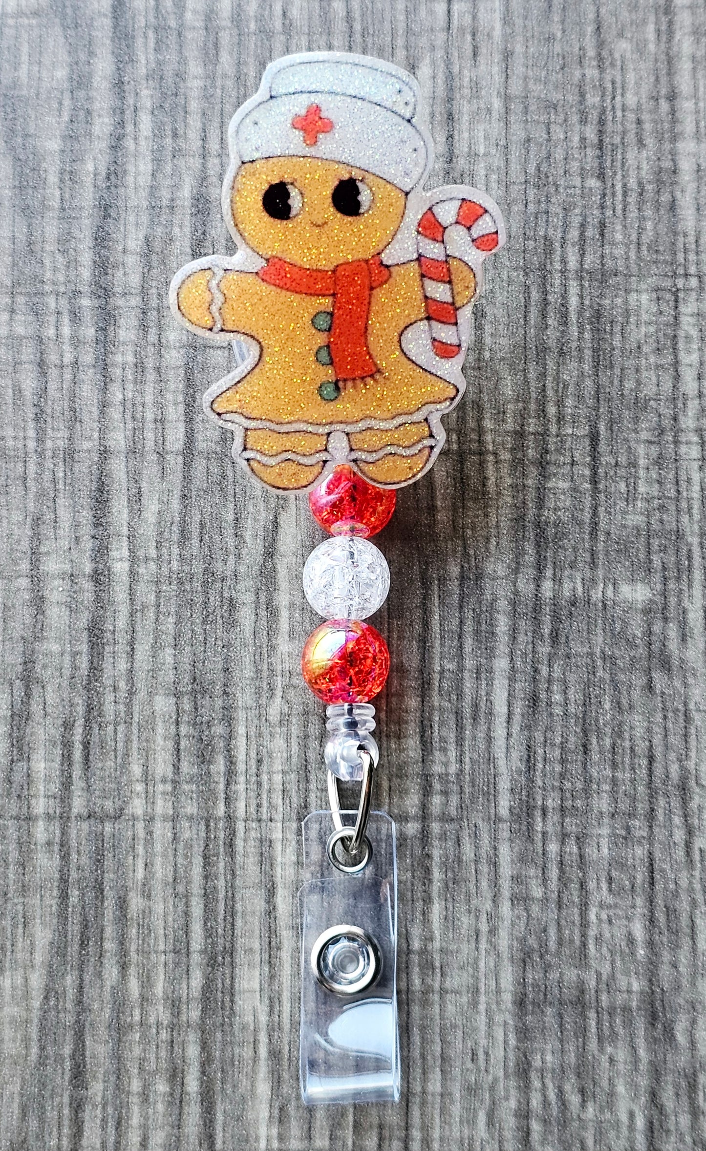 Gingerbread Nurse Badge Reel Collection