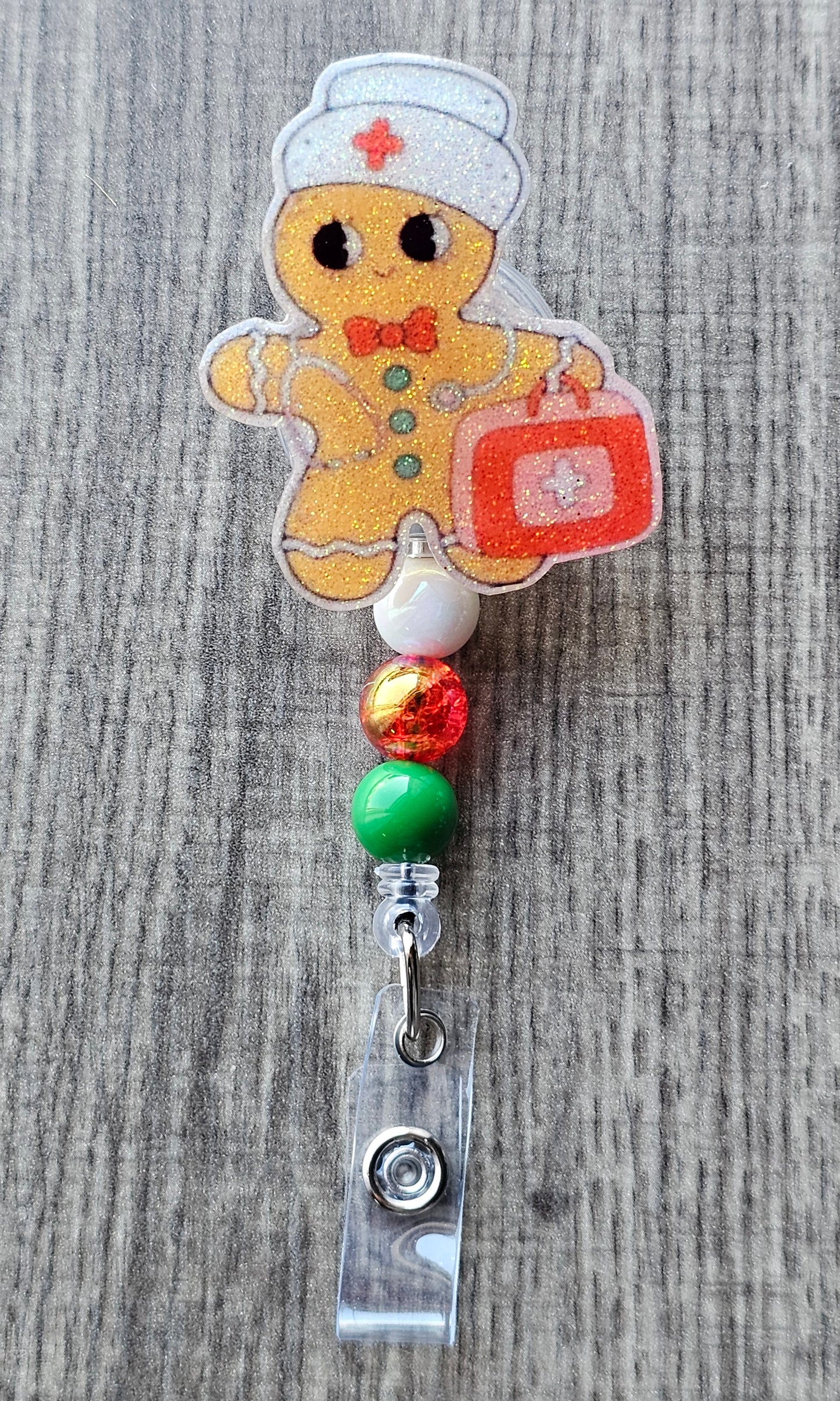 Gingerbread Nurse Badge Reel Collection