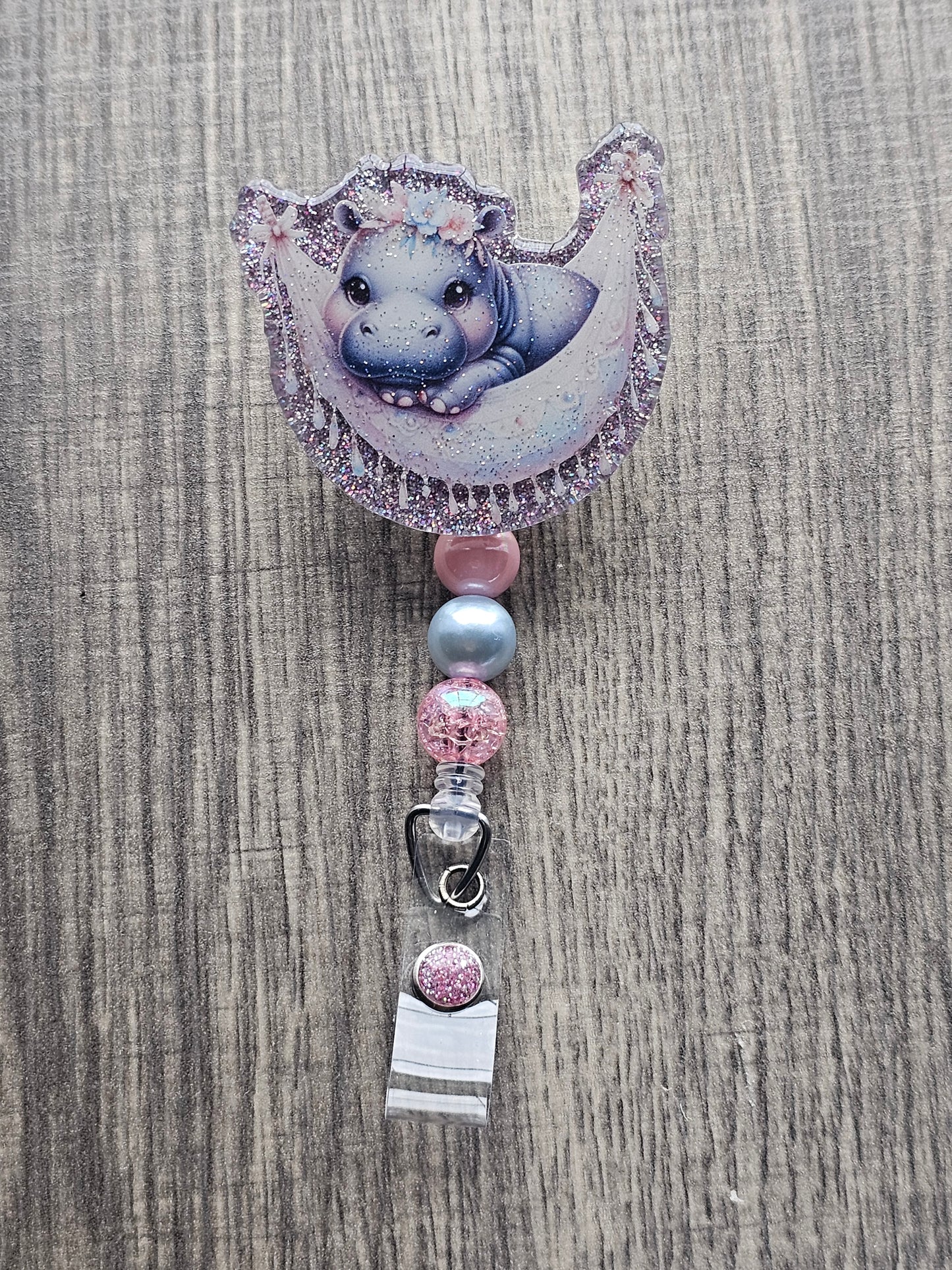 Hammock Haven Hippo Badge Reel