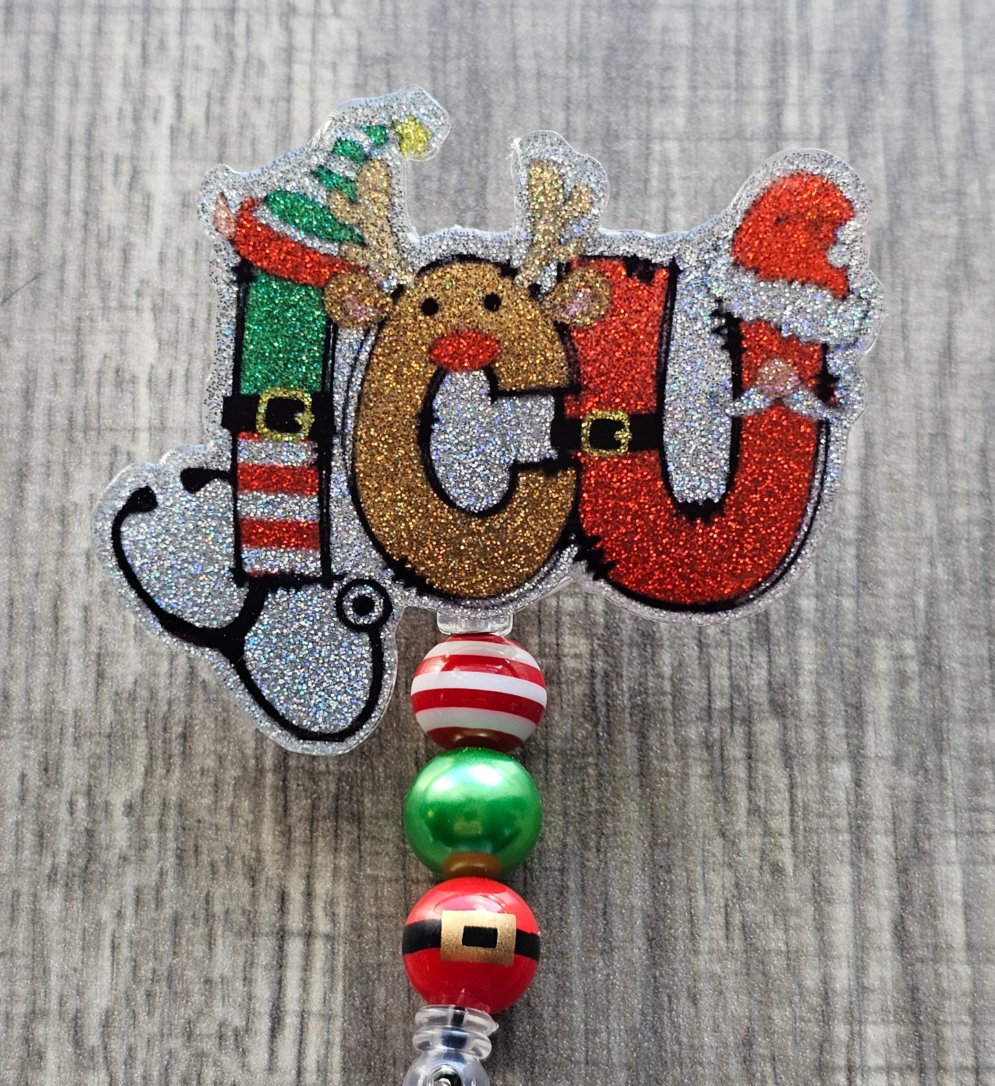 ICU Christmas Badge Reel