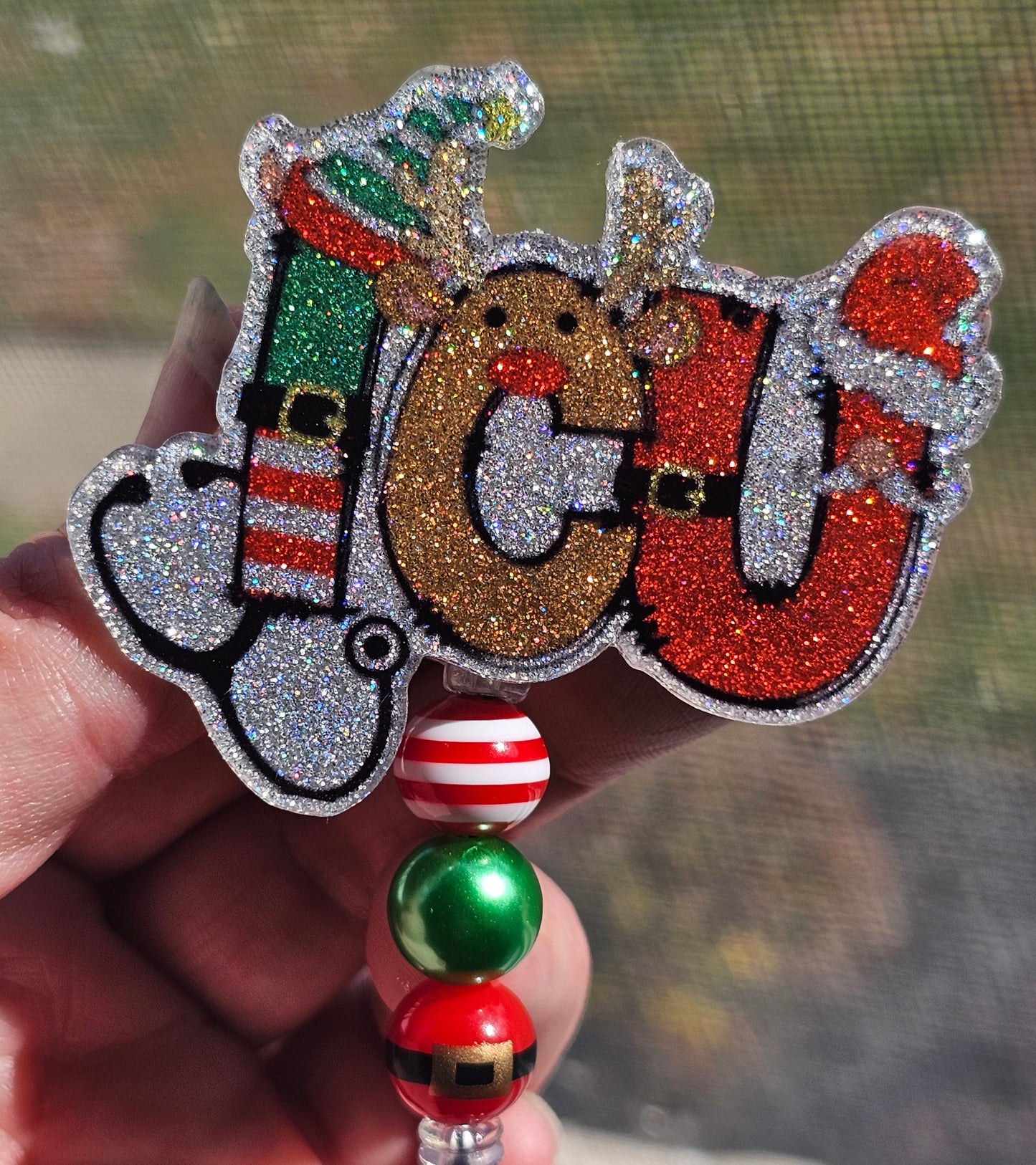 ICU Christmas Badge Reel