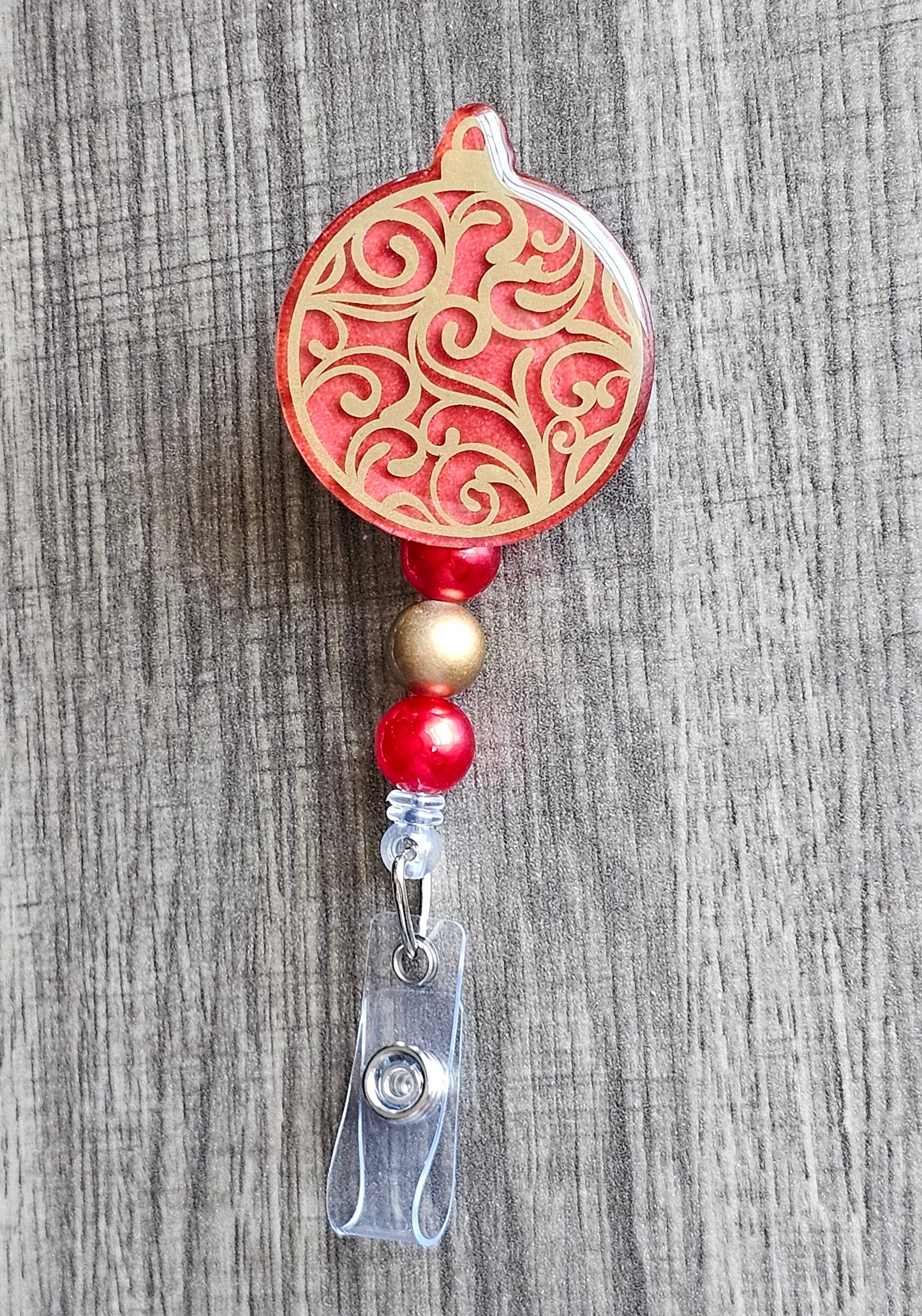 Christmas Ornament Badge Reels