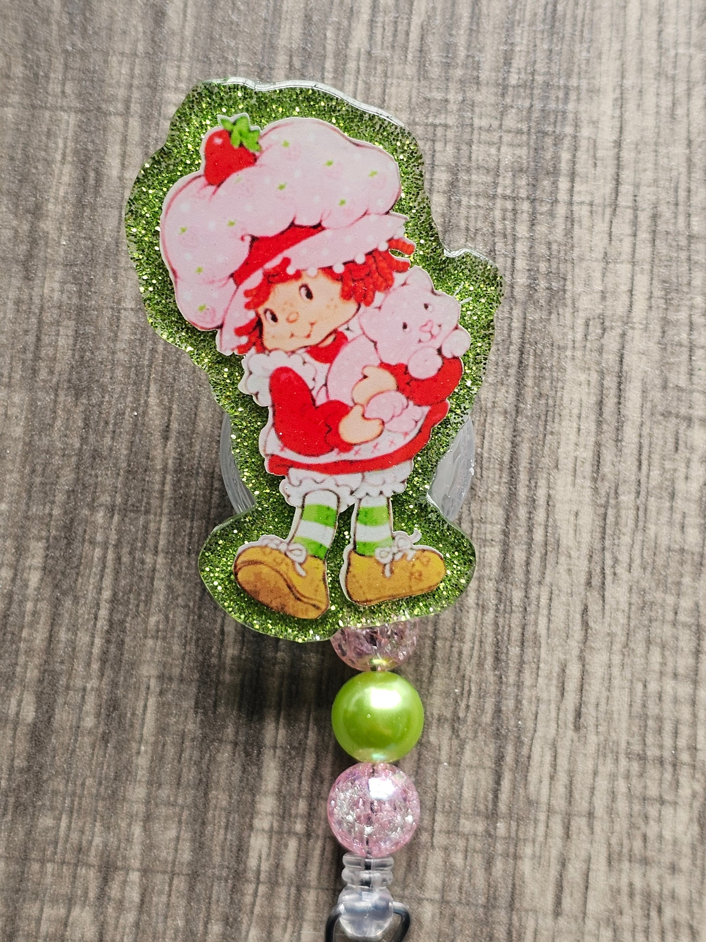 Caring Strawberry Shortcake Badge Reel