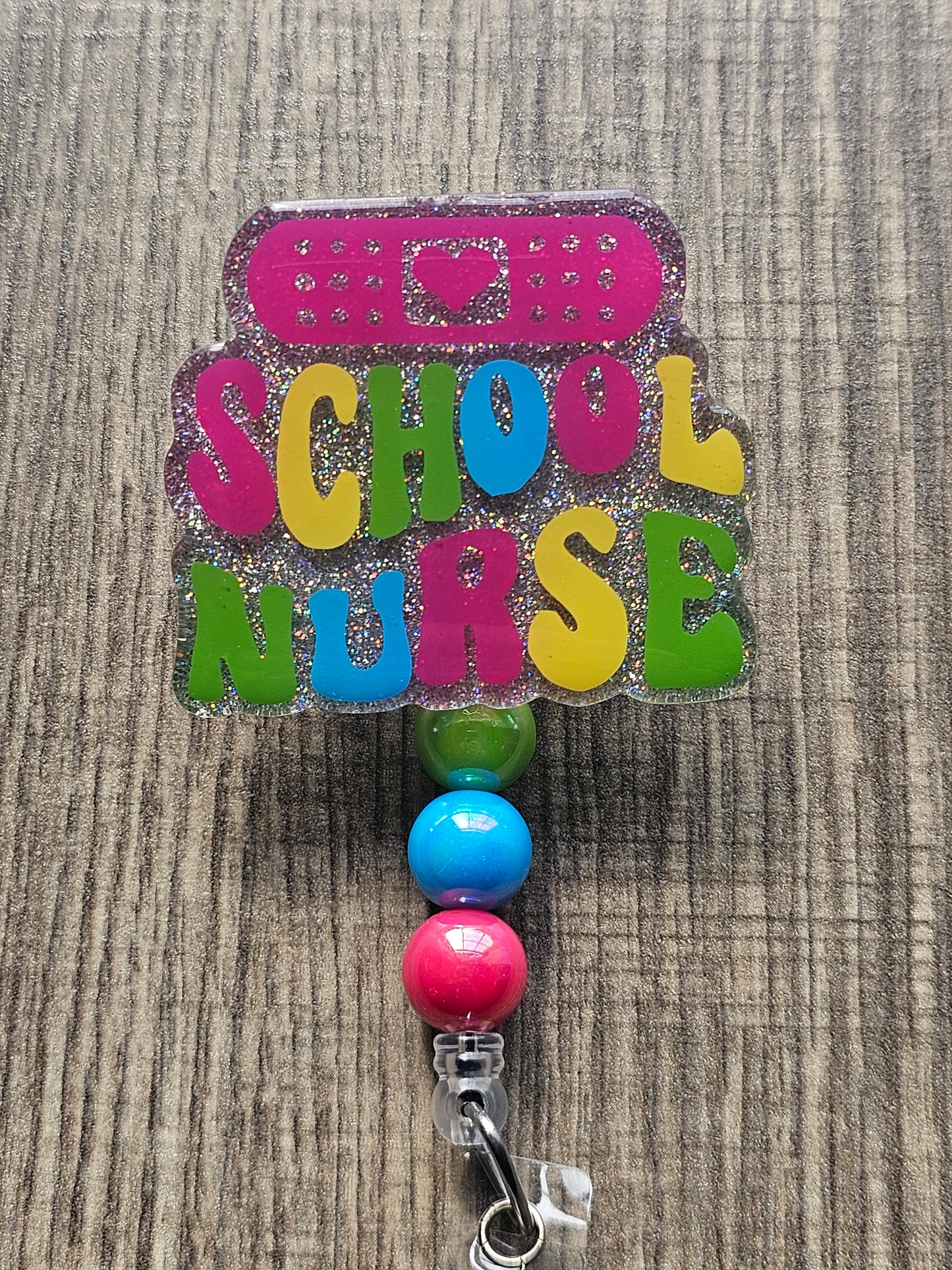 School Nurse Badge Reel