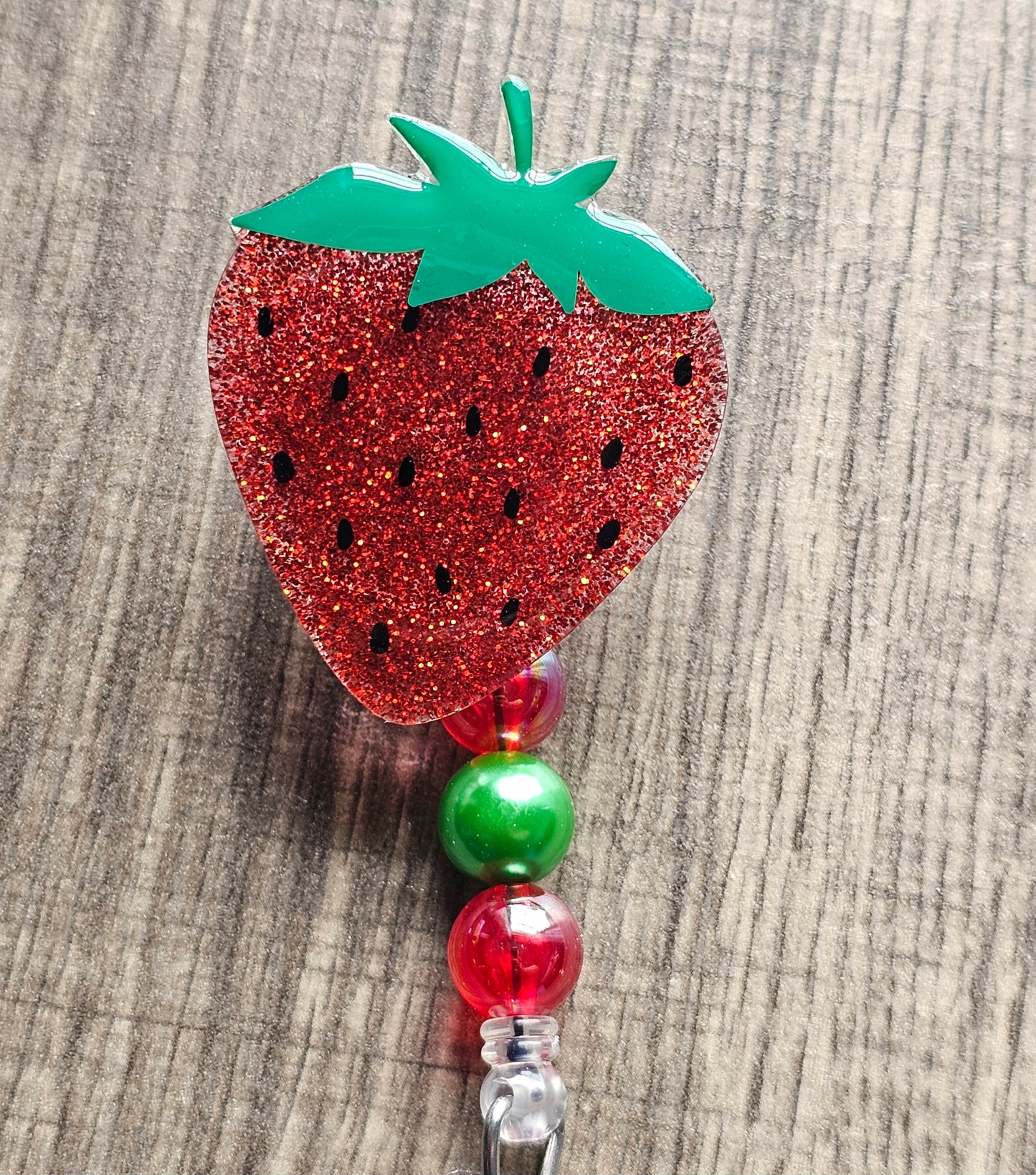 Strawberry Badge Reel