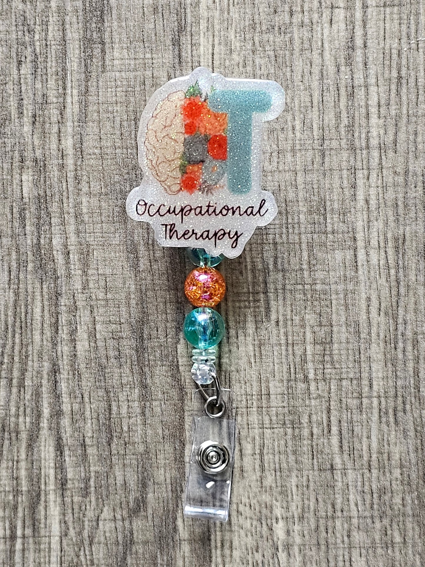 Occupational Therapist Pride Retractable Badge Reel