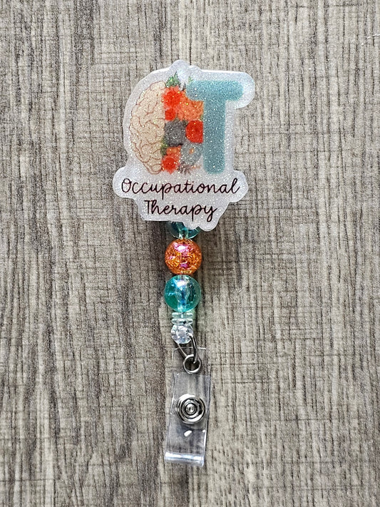 Occupational Therapist Pride Retractable Badge Reel
