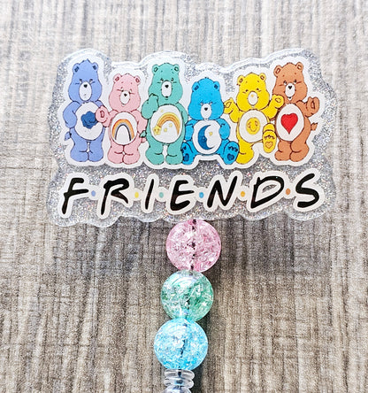 Friends-Inspired Care Bear Badge Reel