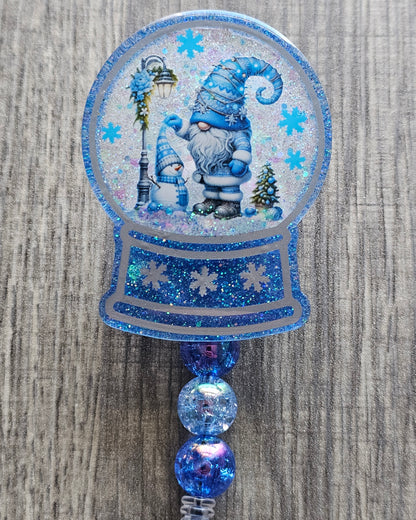 Snow Globe Badge Reel Collection