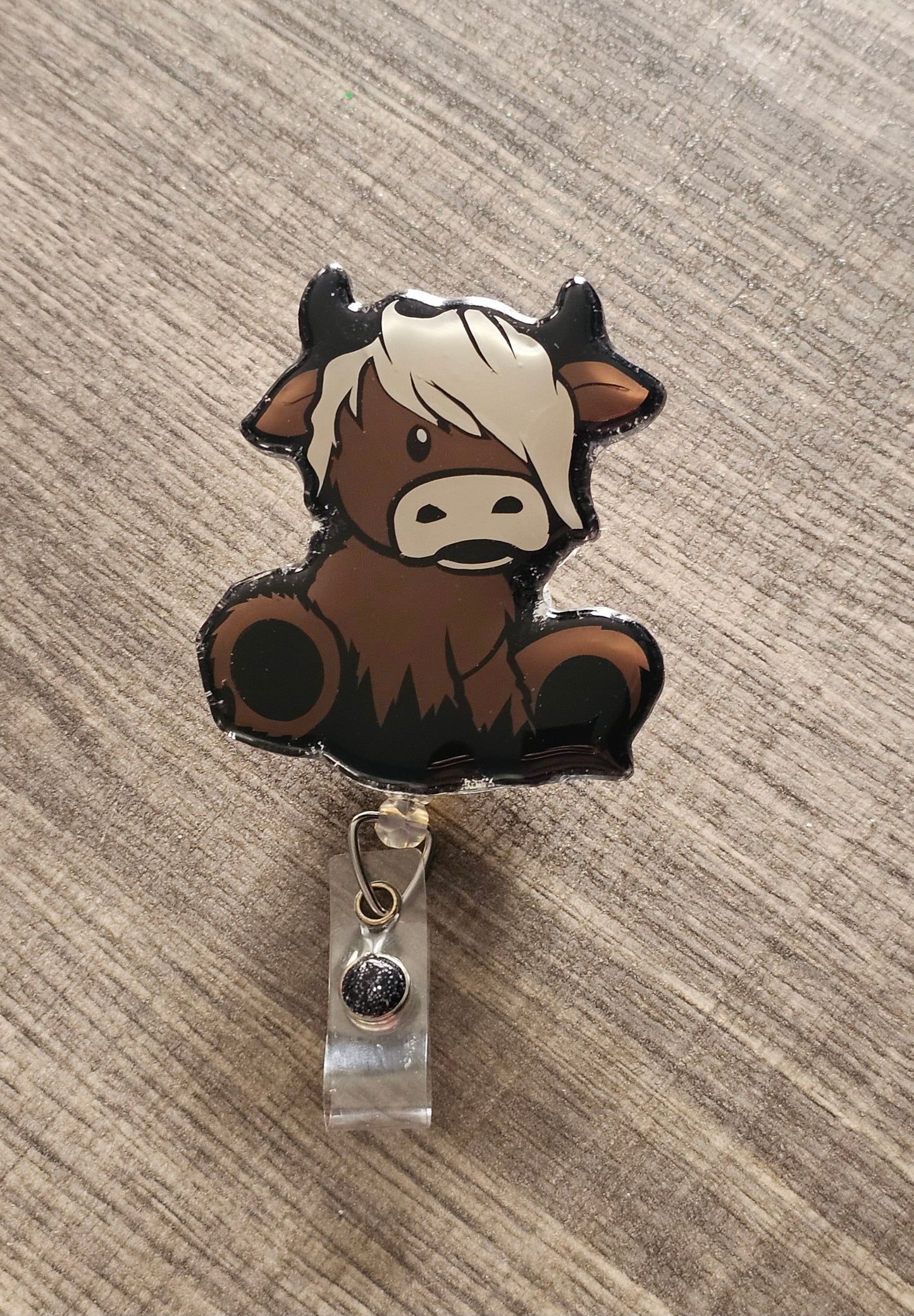 Highland Cow Badge Reel