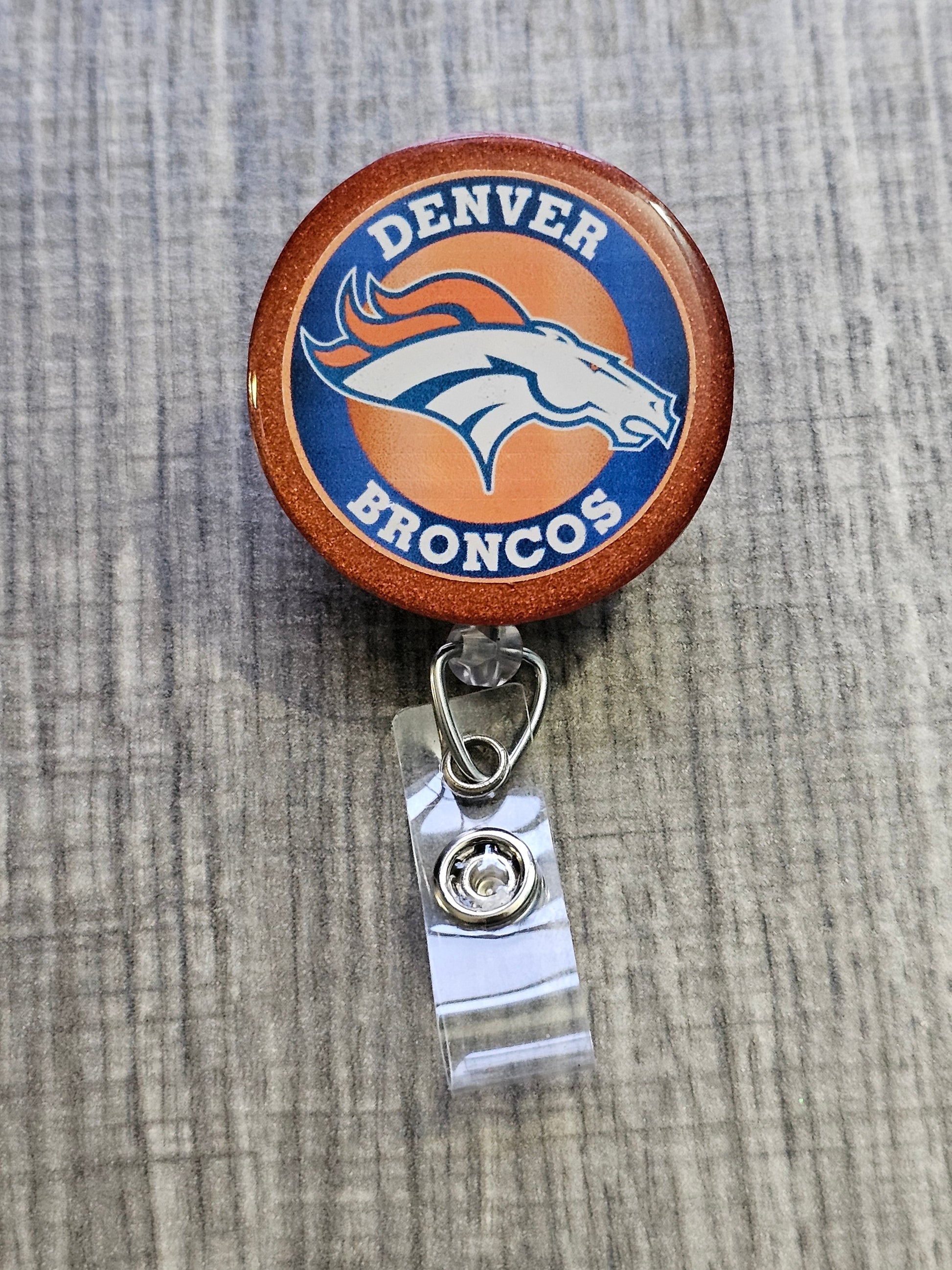  A Badge Reel with the Denver Broncos Logo