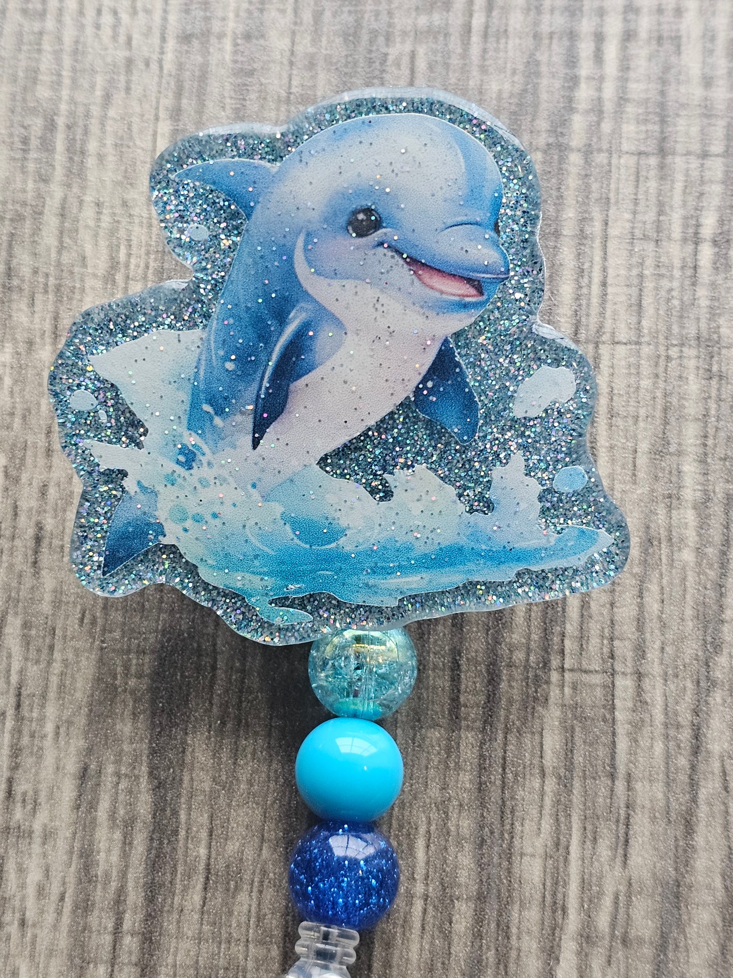 Dolphin Delight Badge Reel