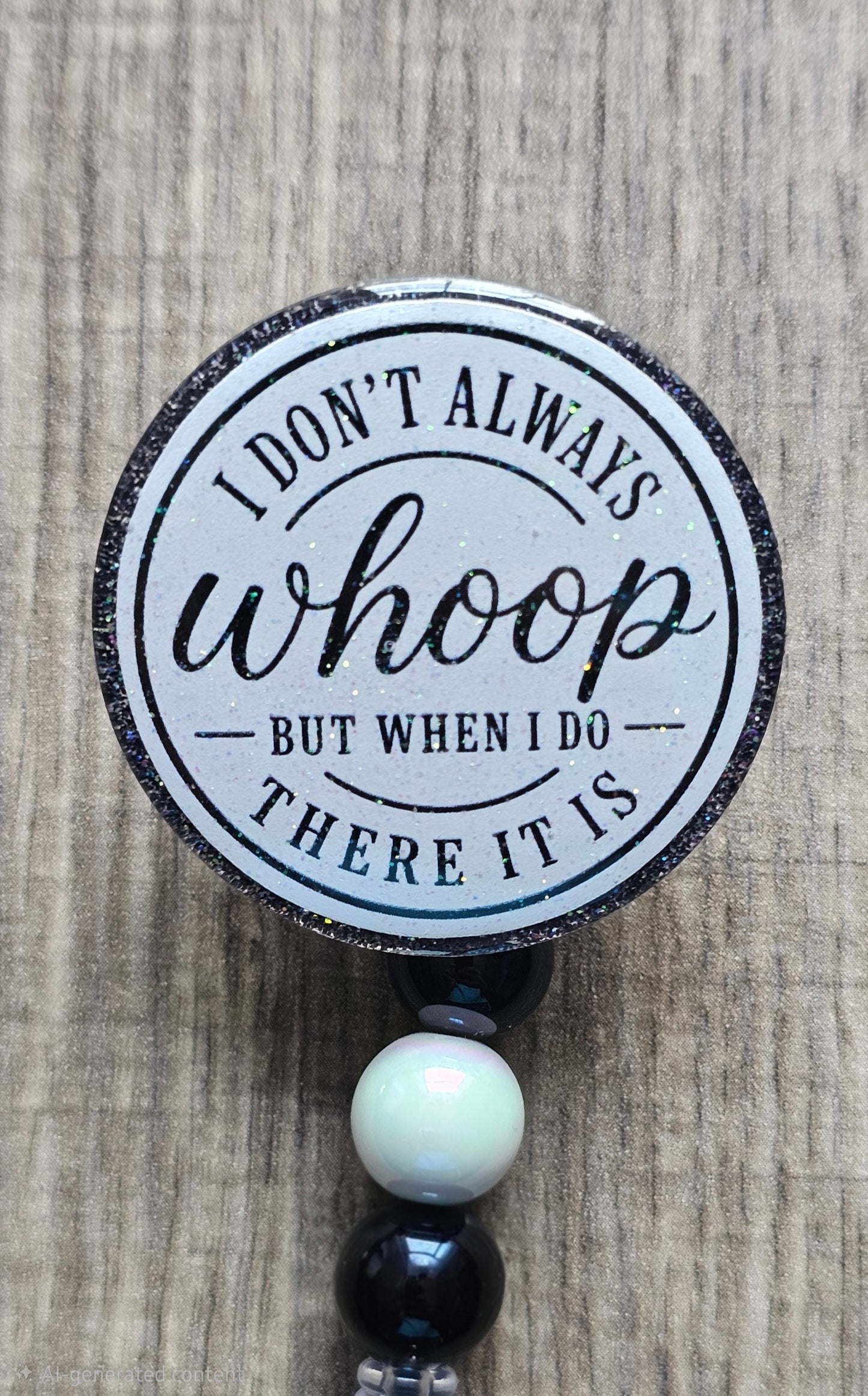 Funny Whoop There It Is Badge Reel | Cute ID Holder