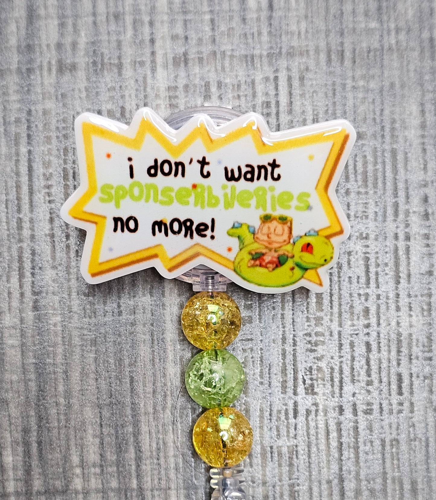 Funny Rugrats Sponsebilities Badge Reel