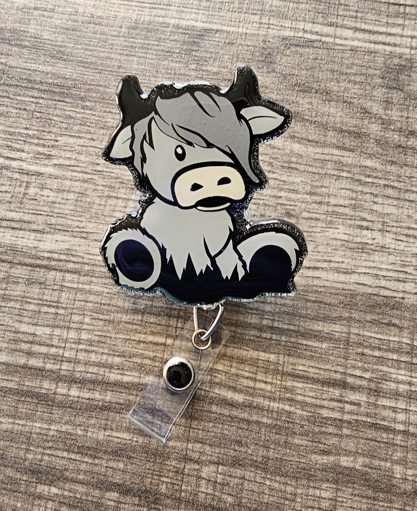 Highland Cow Badge Reel