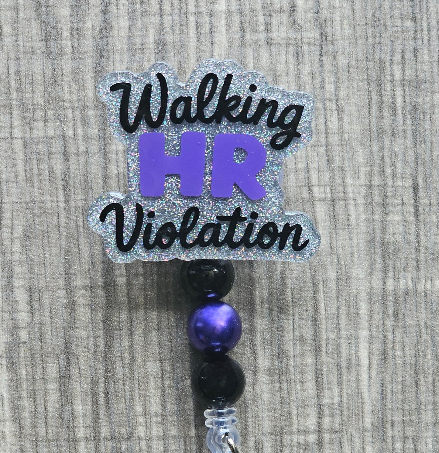 Walking HR Violation Badge Reel | Sarcastic Work Badge Reel