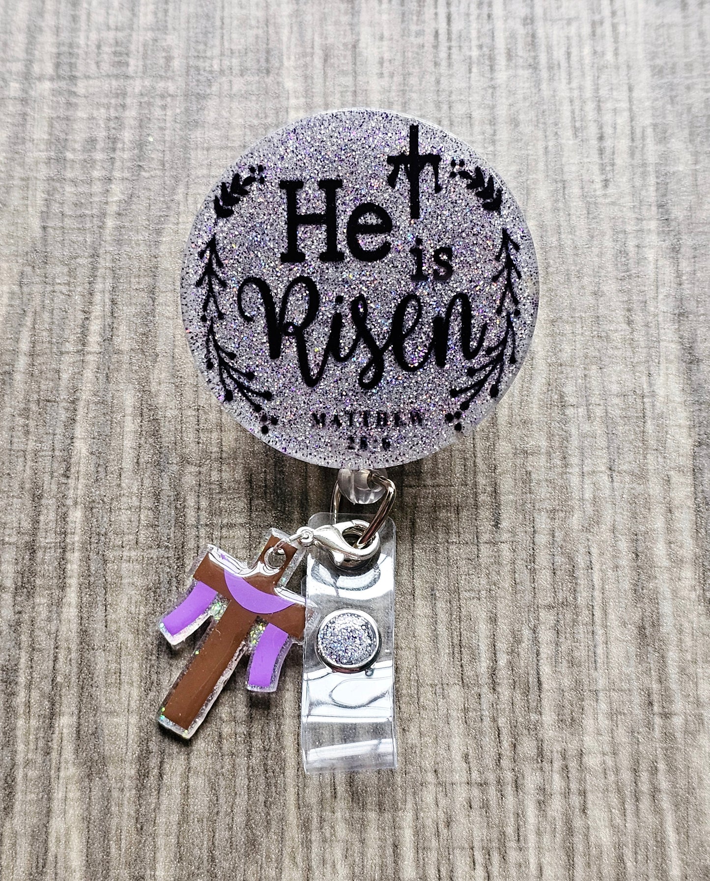 He Is Risen Badge Reel