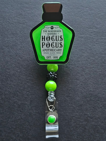 Hocus Pocus Potion Badge Reel [Glow in the Dark]