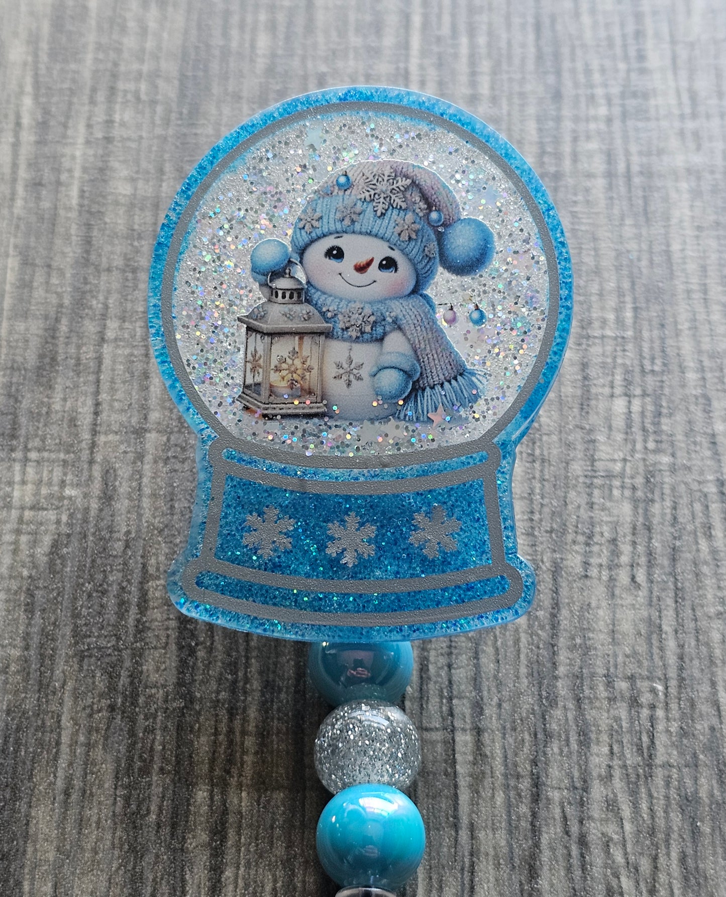 Snow Globe Badge Reel Collection