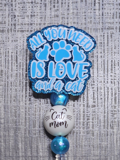 Love & Cat Badge Reel