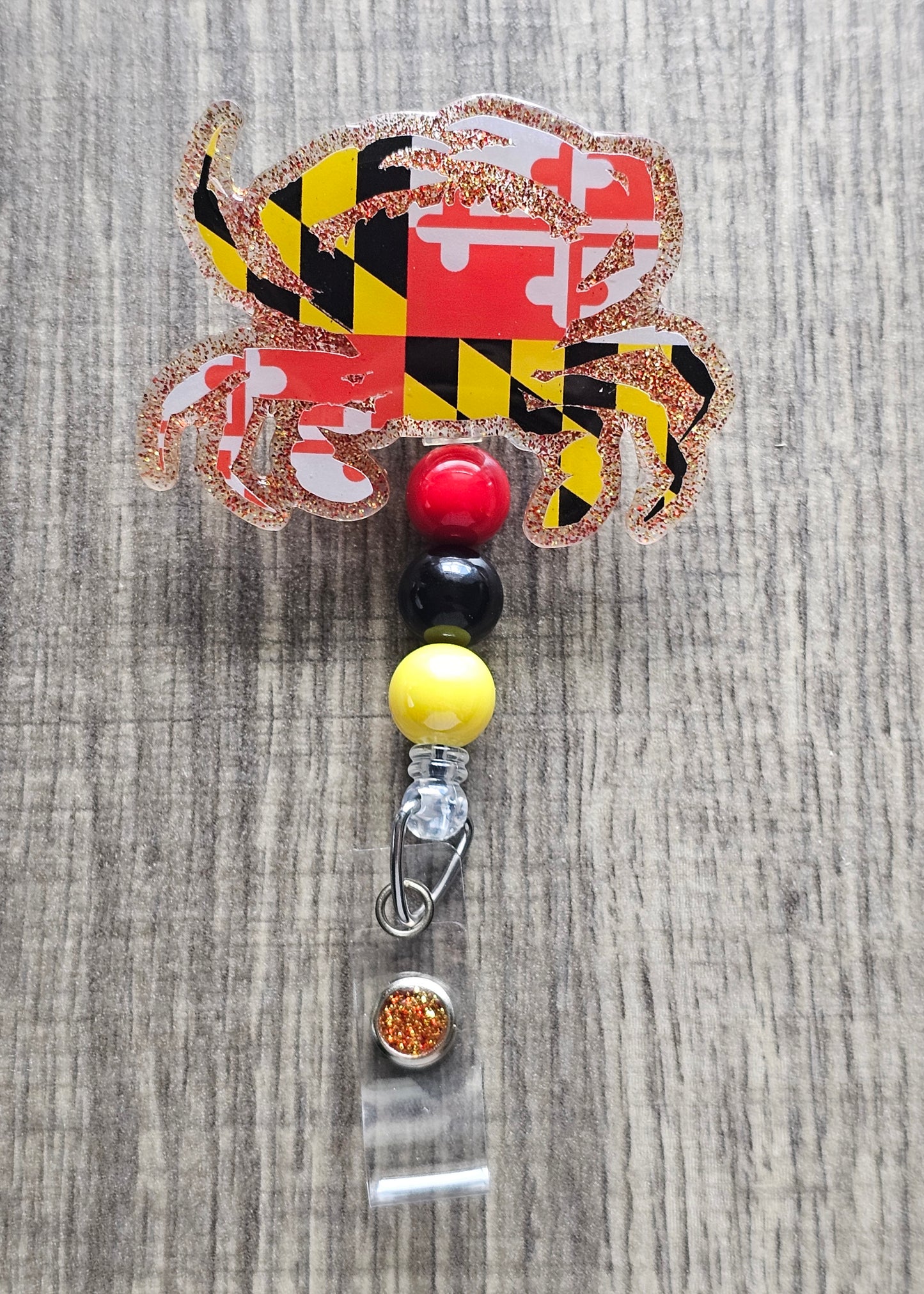 Maryland Crab Pride Badge Reel