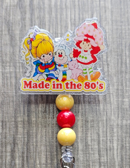 Made In The 80s Badge Reel - Retro ID Holder