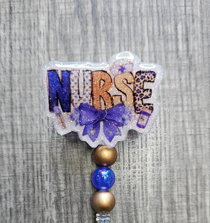 Elegant Nurse Badge Reel
