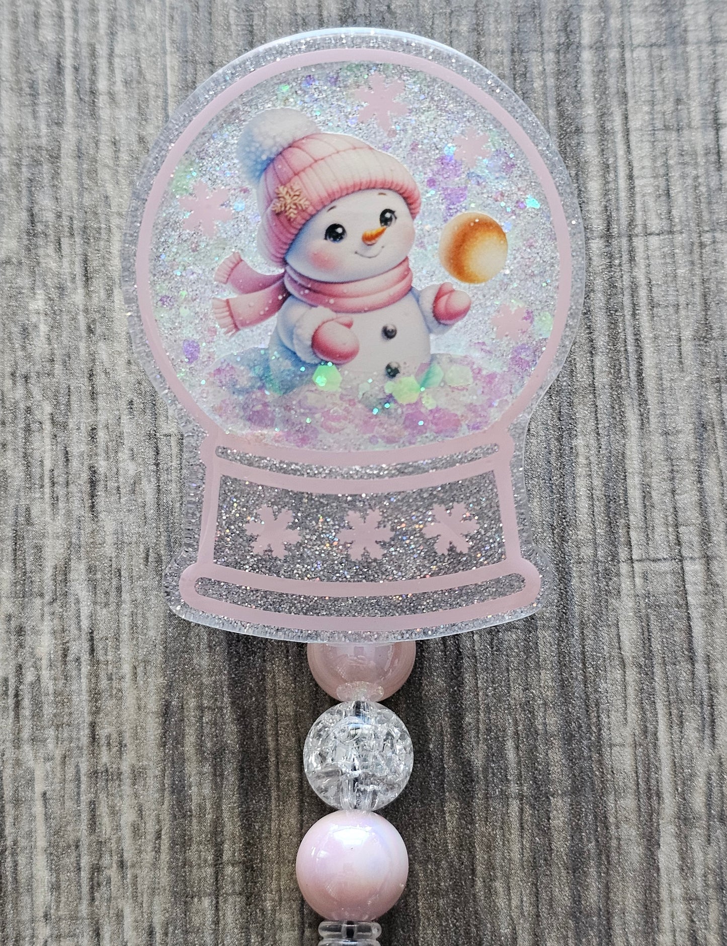 Snow Globe Badge Reel Collection