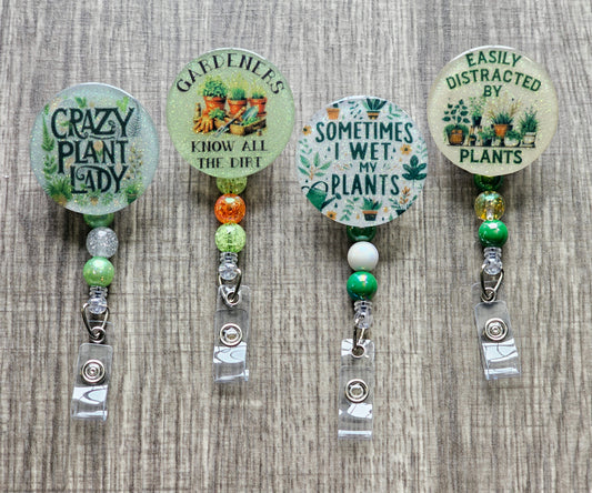 Plant Lover Badge Reels– Funny, Earthy, and Perfect for Gardeners!