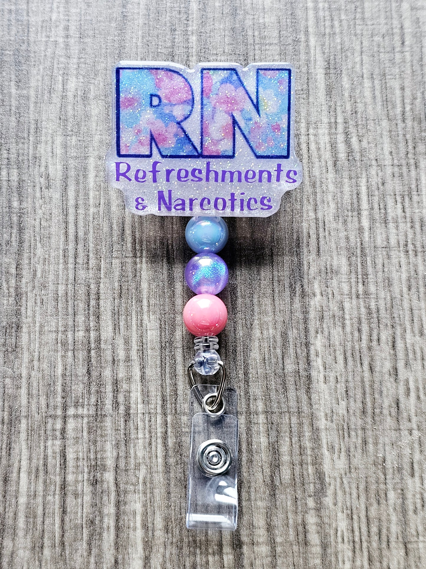 RN – Refreshments & Narcotics Badge Reel