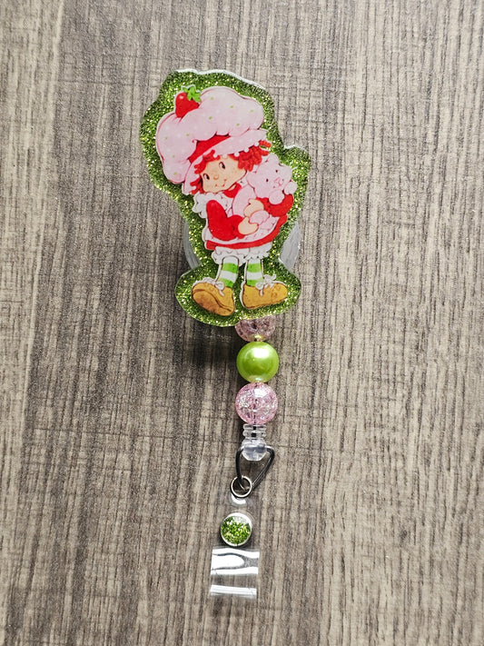 Caring Strawberry Shortcake Badge Reel