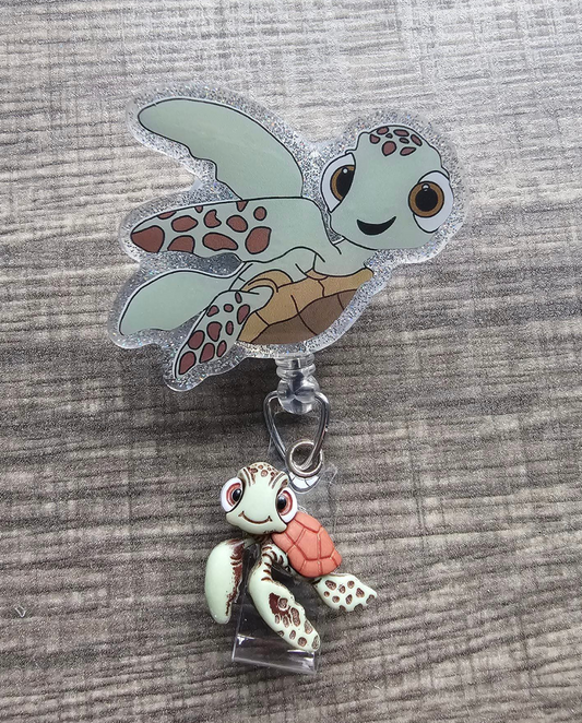 Sea Turtle Badge Reel