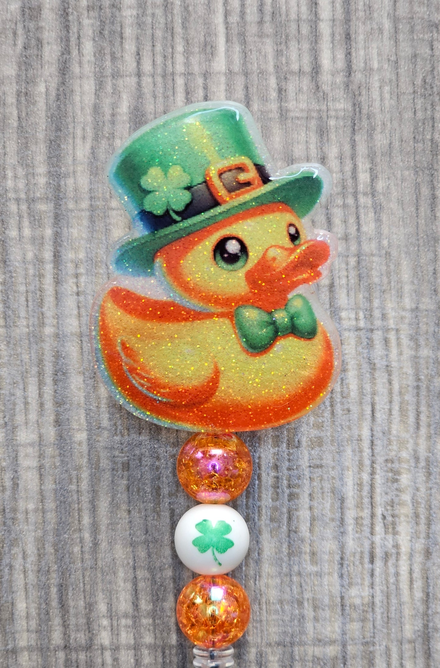 St. Patrick’s Day Lucky Duck Badge Reel