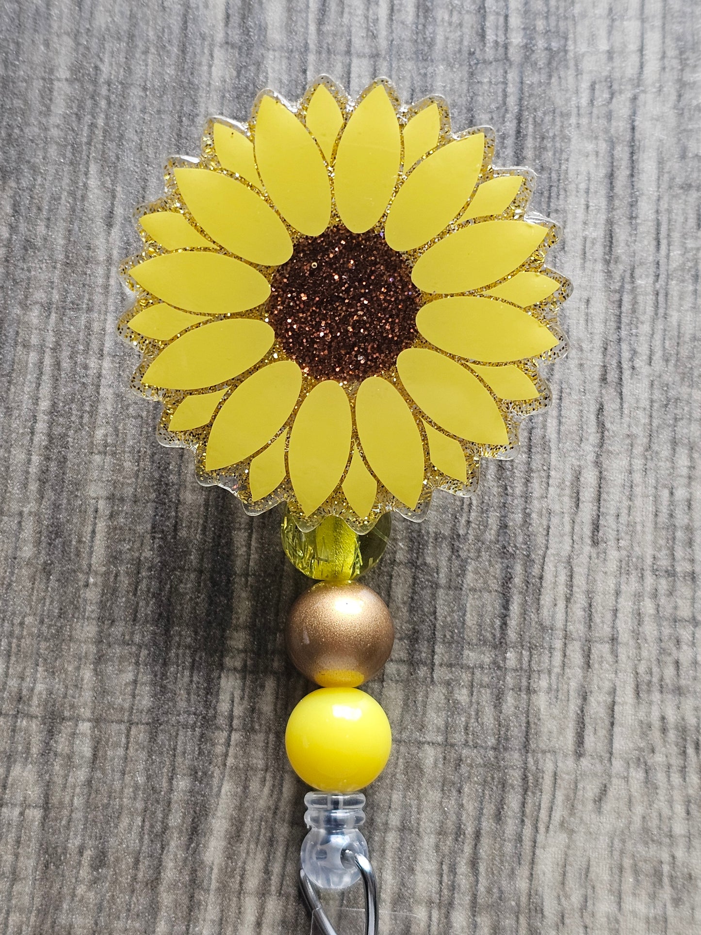 Sunflower Delight Badge Reel