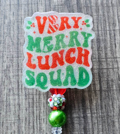 Very Merry Lunch Squad Badge Reel