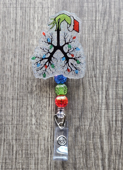 Festive Lungs Badge Reel