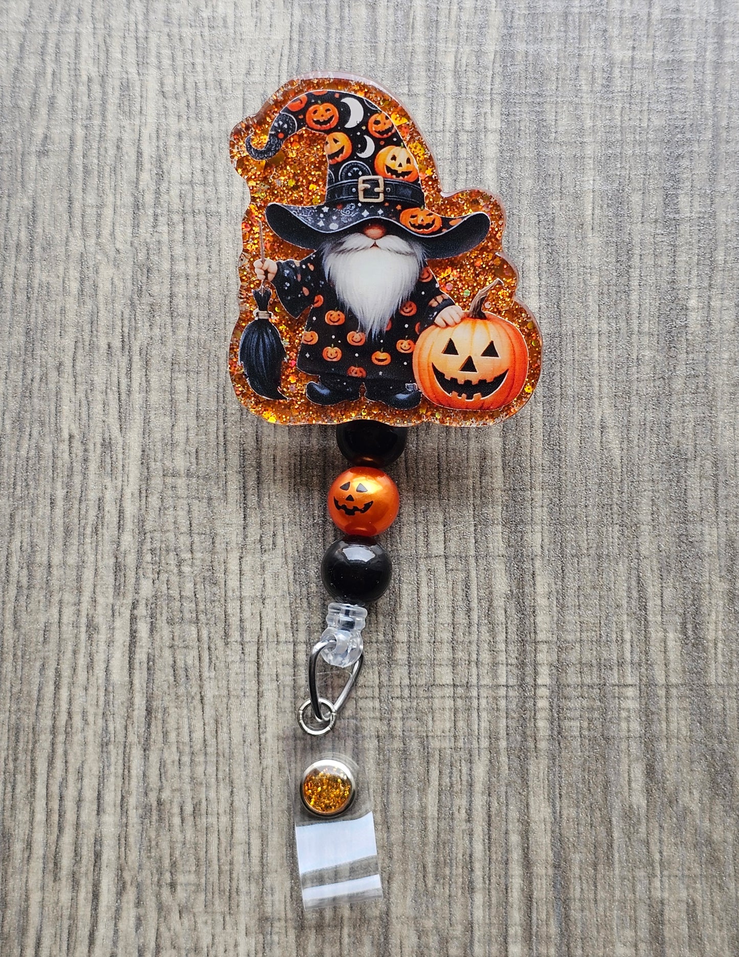 Pumpkin Gnome Badge Reel